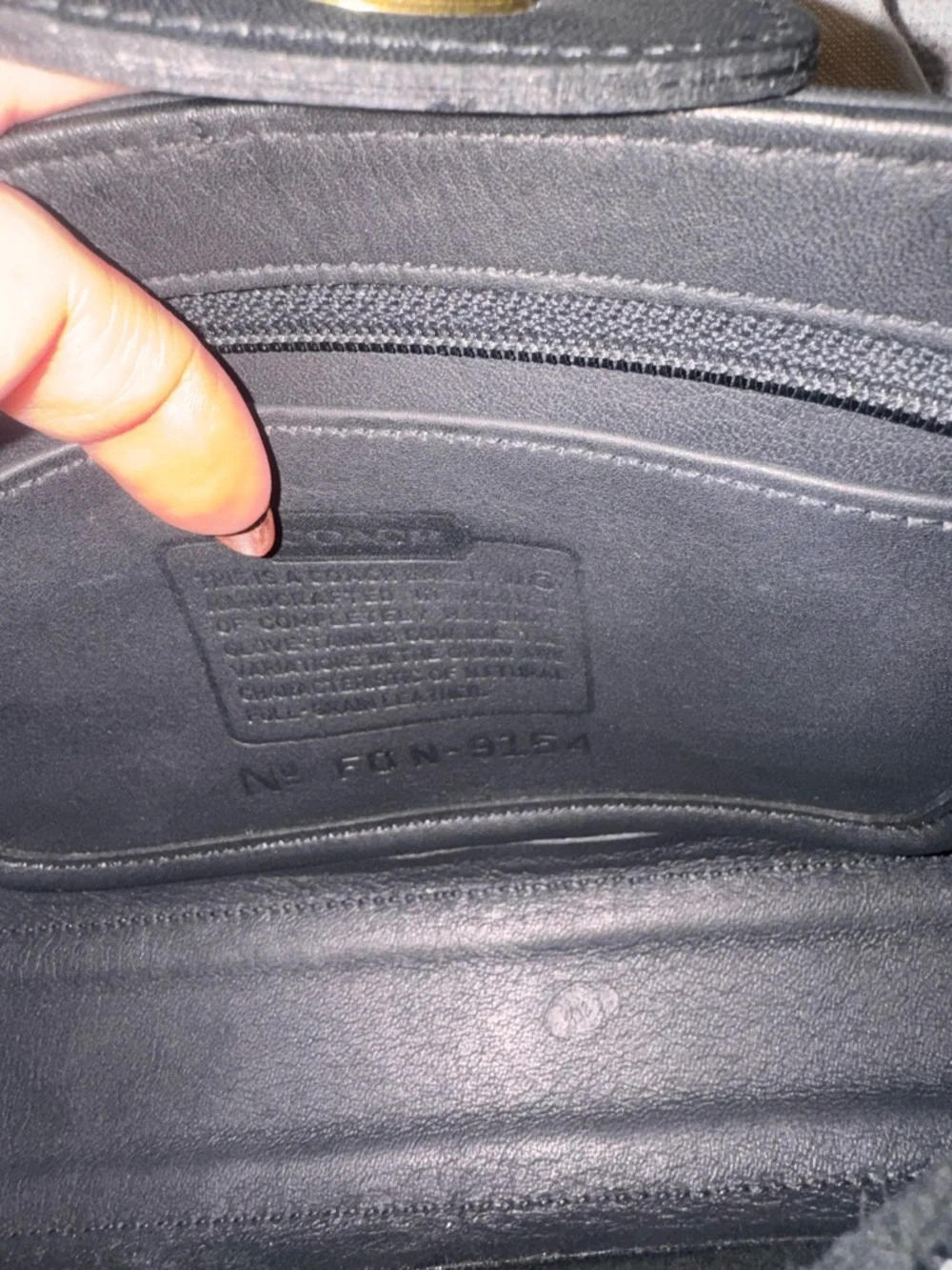 Vintage COACH Legacy Demi Black Leather Turn Lock Shoulder Crossbody Bag #9154 - Picture 7 of 12